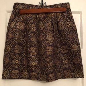 BB Dakota Brocade Lurex Skirt